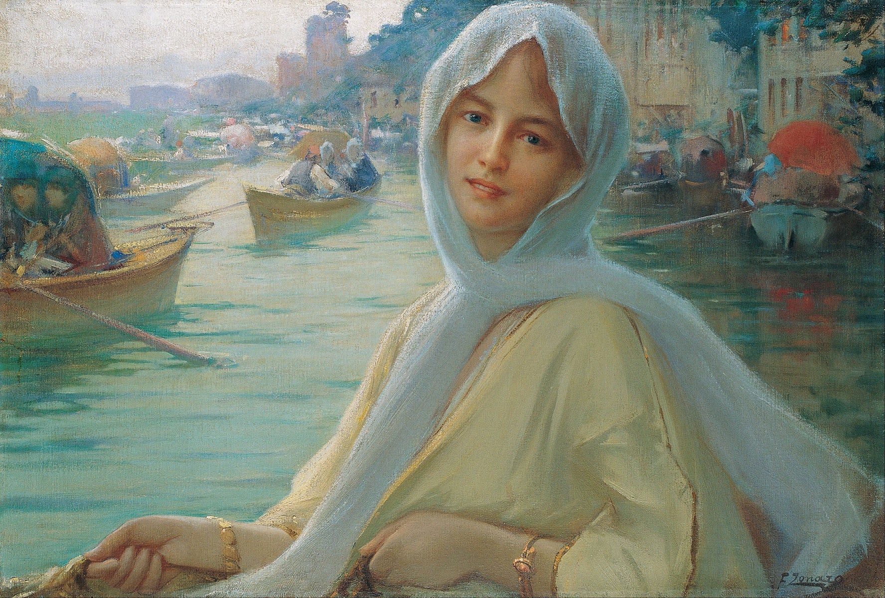 Fausto Zonaro - On the Göksu