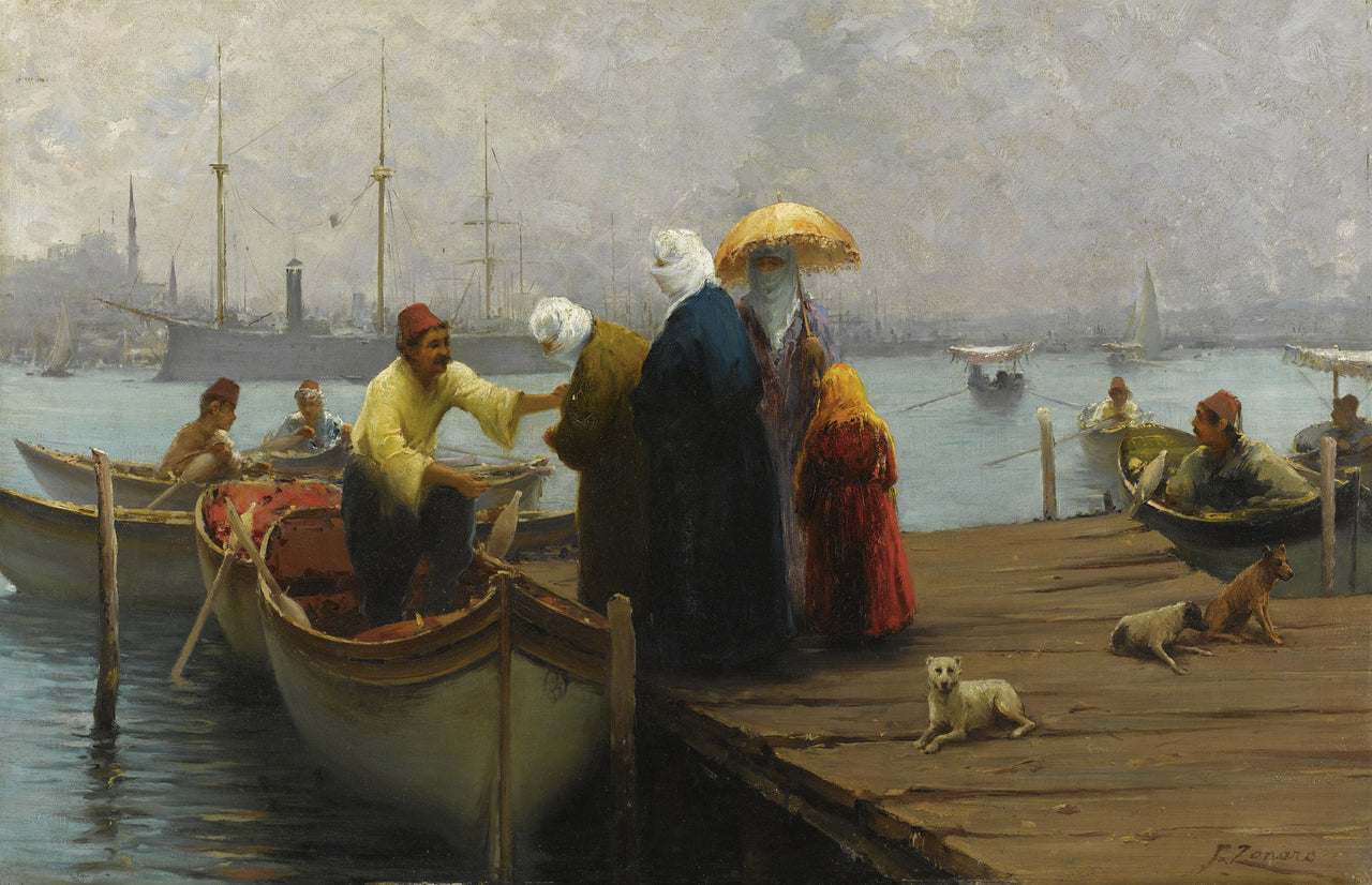 Fausto Zonaro - The Boat