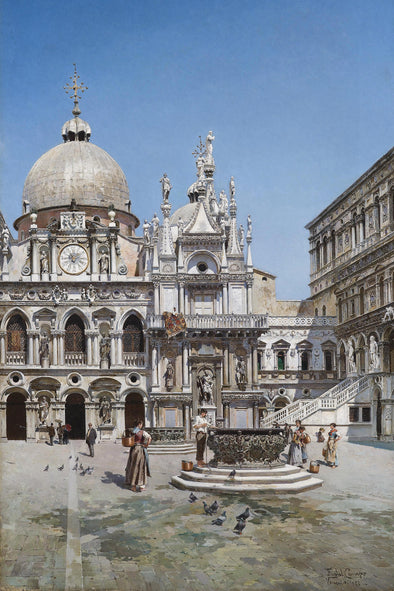 Federico del Campo - Courtyard of the Doge’S Palace, Venice
