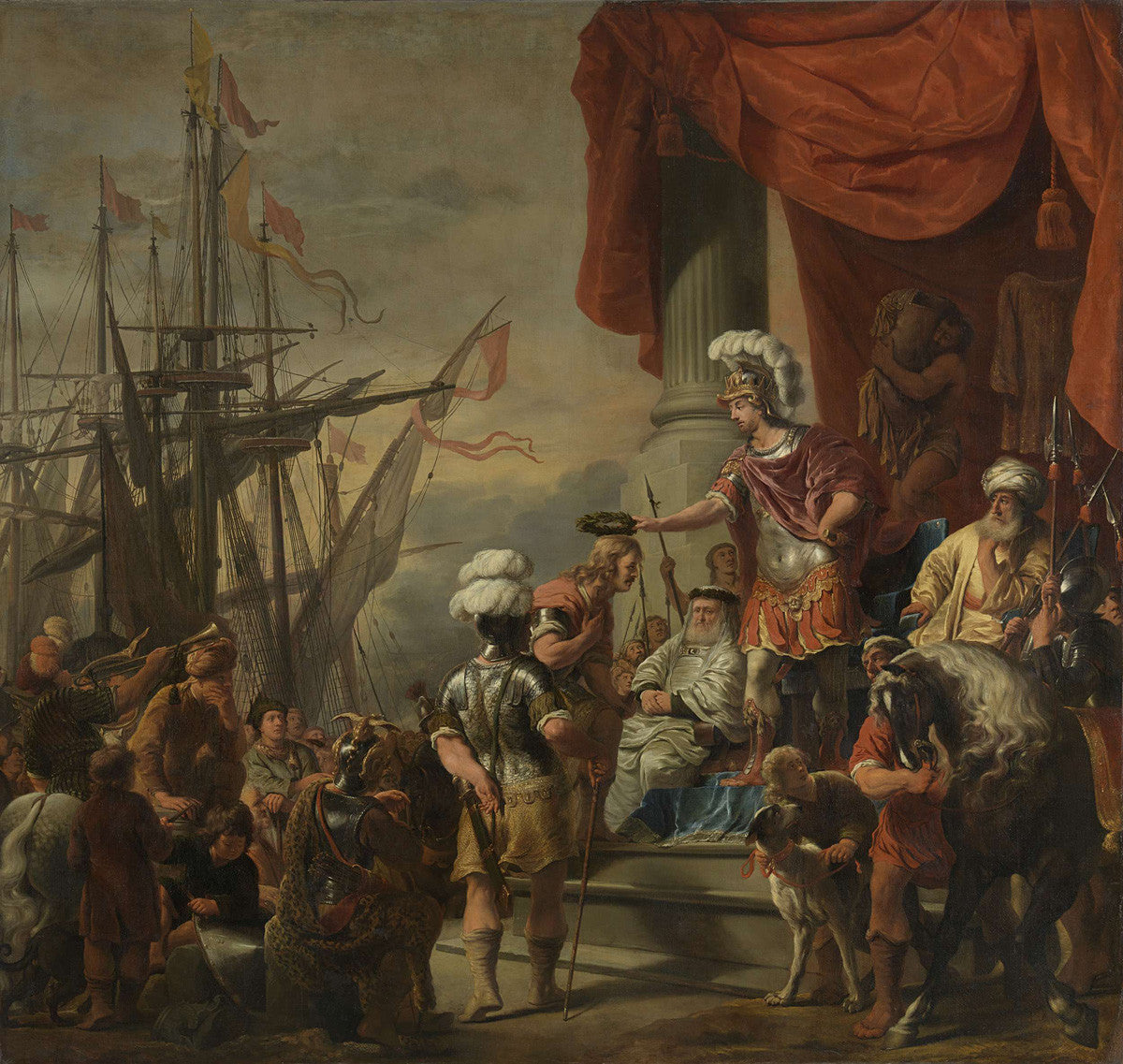 Ferdinand Bol - Aeneas at the Court of Latinus