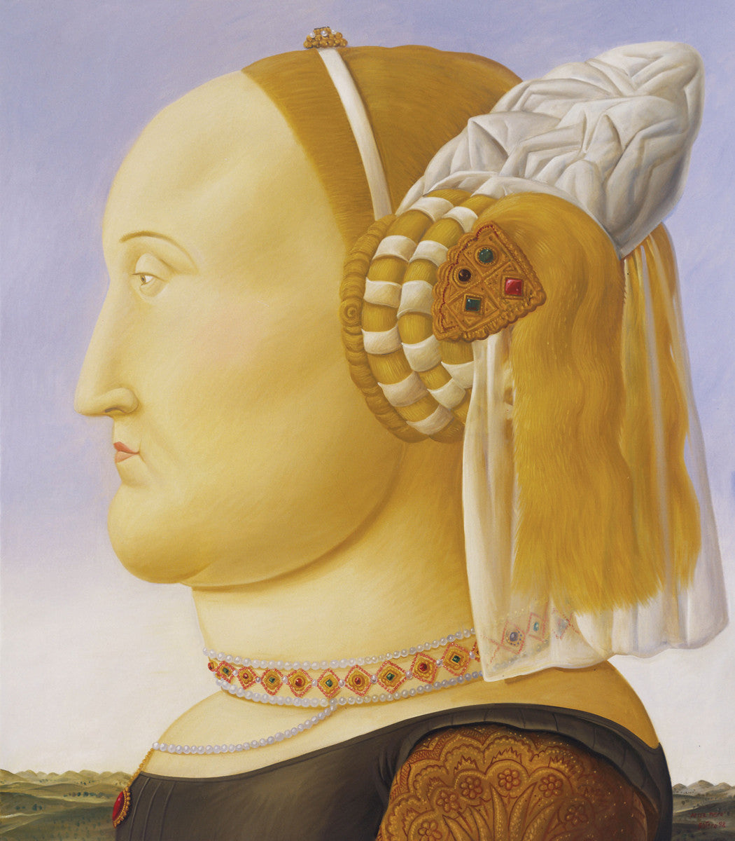Fernando Botero - After Piero Della Francesca-Reproduction-Get Custom Art