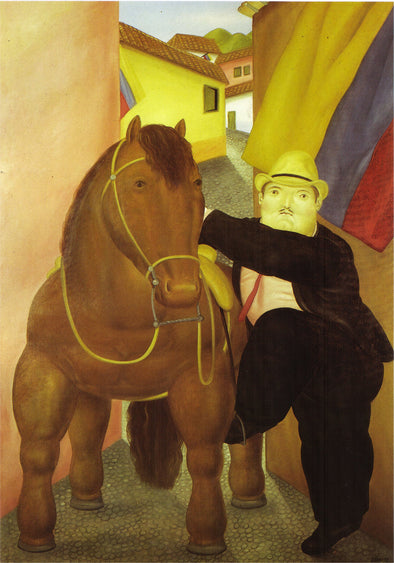 Fernando Botero - Man and Horse