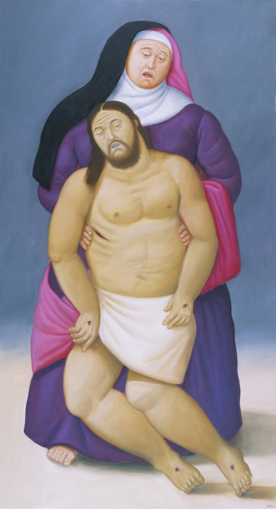 Fernando Botero - Mary and Dead Jesus