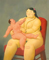 Fernando Botero - Mother and Child