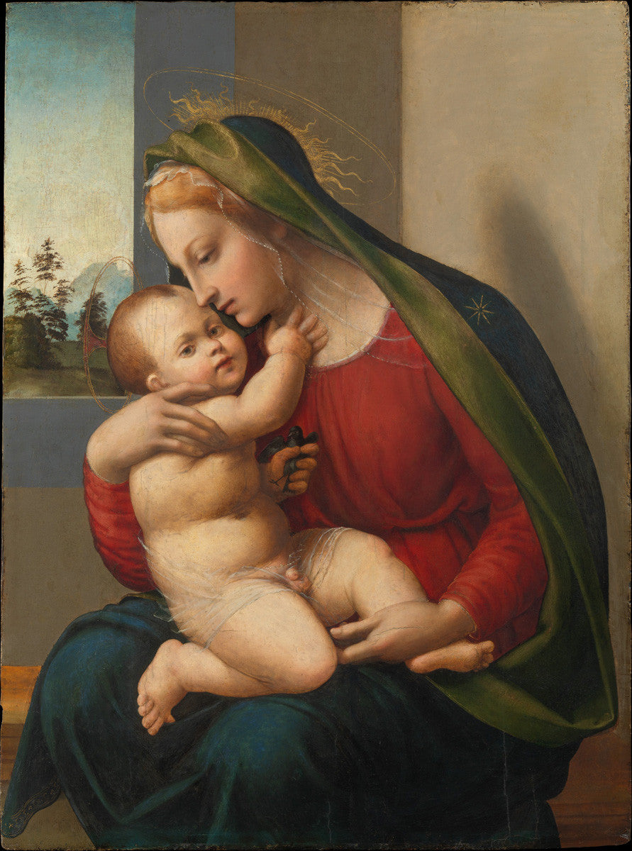 Francesco Granacci - Madonna and Child-Reproduction-Get Custom Art