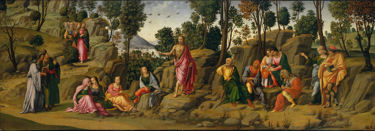 Francesco Granacci - Saint John the Baptist bearing witness-Reproduction-Get Custom Art
