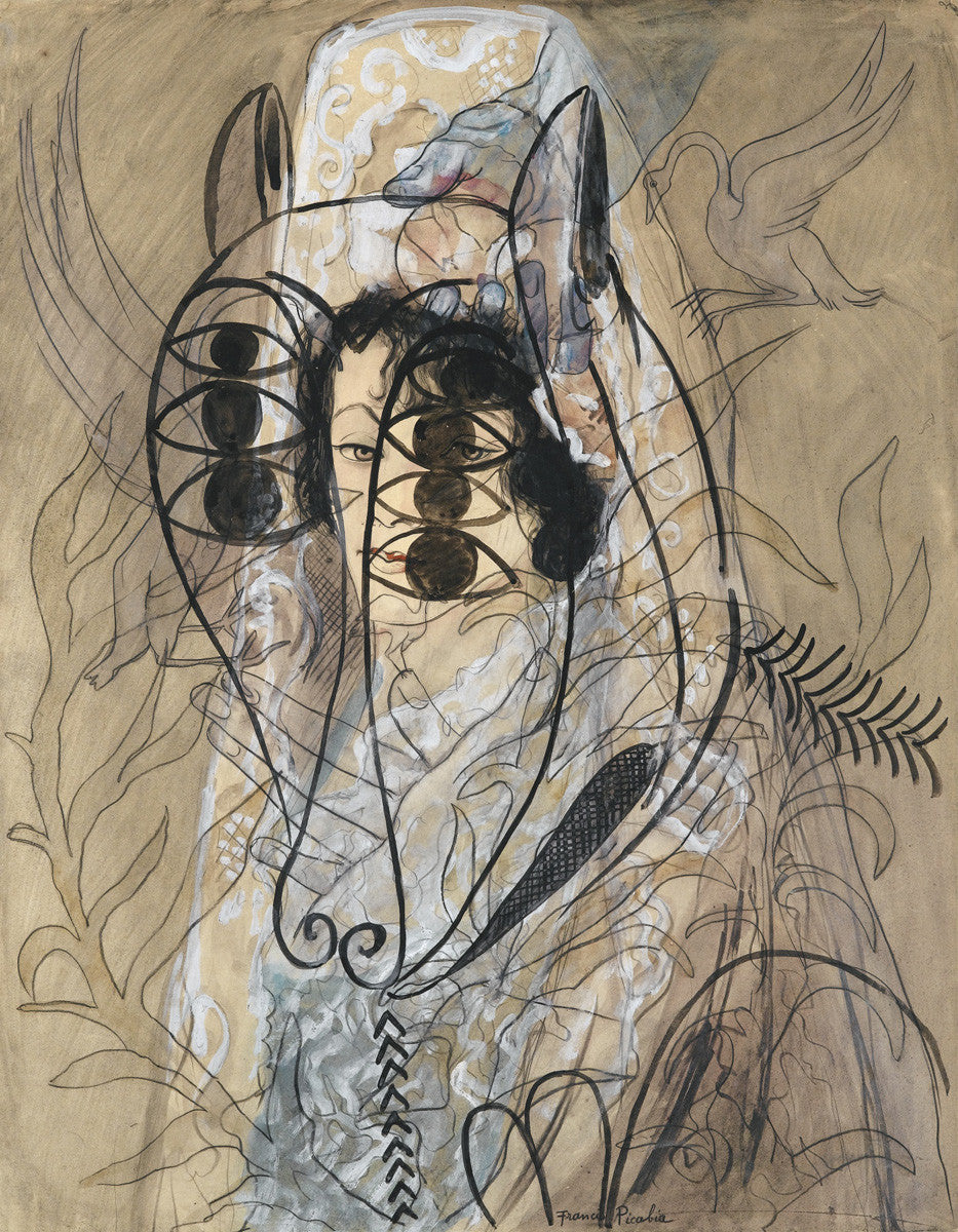 Francis Picabia - Espagnole et Agneau de l'Apocalypse-Reproduction-Get Custom Art