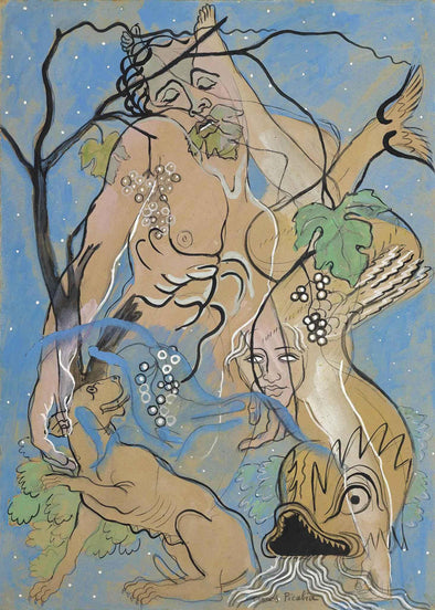 Francis Picabia - Jesus And The Dolphin