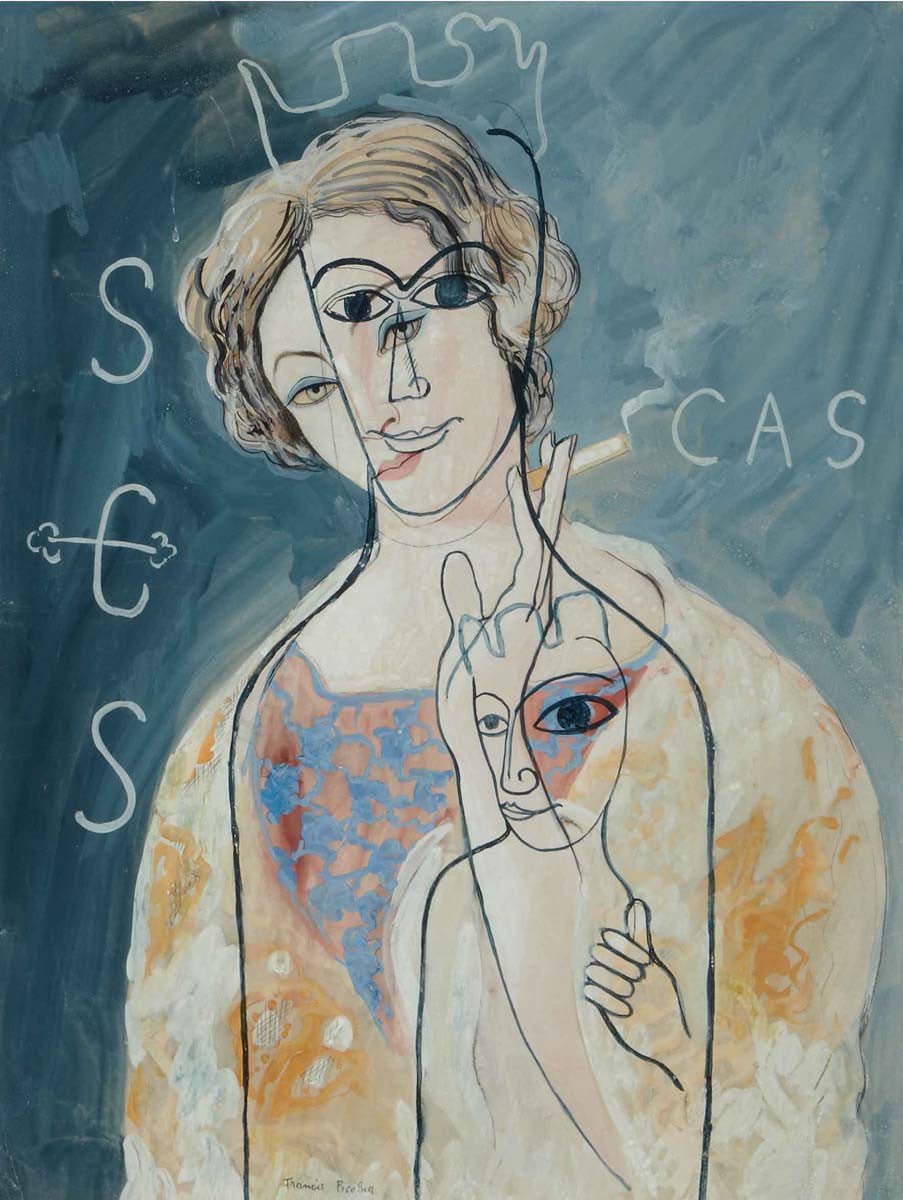 Francis Picabia - The Virgin of Montserrat, a Woman smoking-Reproduction-Get Custom Art