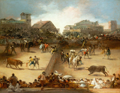 Francisco Goya - Bullfight in a Divided Ring