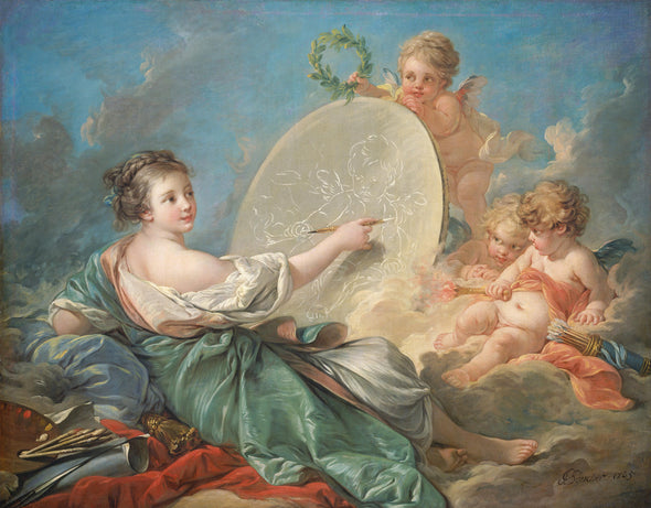 Francois Boucher - Allegory Of Painting