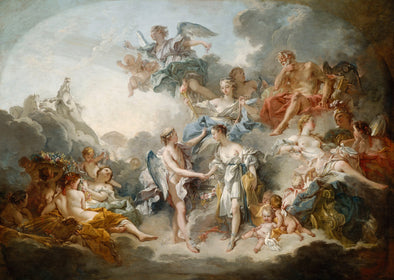 Francois Boucher - Marriage Of Cupid And Psyche