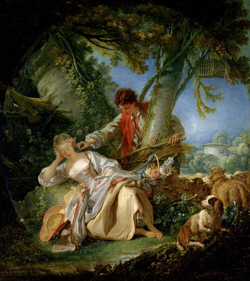 François Boucher - The Interrupted Sleep