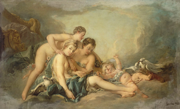 François Boucher - Venus Disarming Cupid