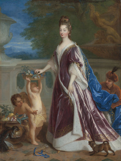 François de Troy - Portrait of Elisabethcharlotte De Baviere, The Princess