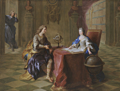 François de Troy - The Astronomy Lesson of the Duchesse du Maine