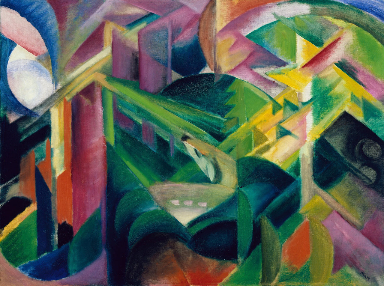 Franz Marc - Deer in a Monastery Garden