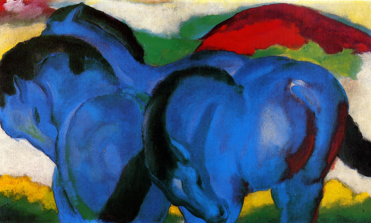 Franz Marc - The Little Blue Horses