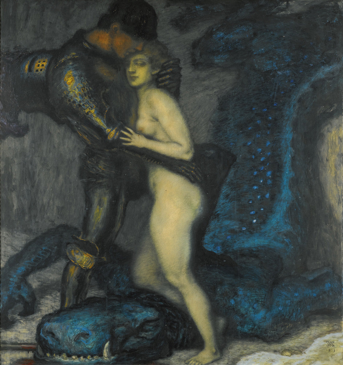 Franz Stuck - The Dragon Slayer