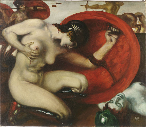 Franz Stuck - Wounded Amazon