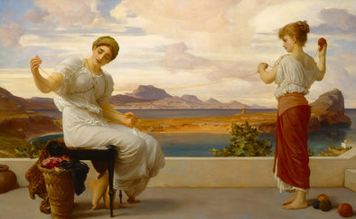 Frederic Lord Leighton - Winding the Skein