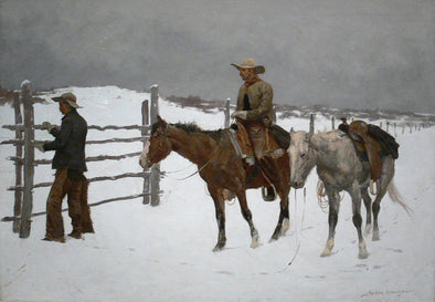 Frederic Remington - The Fall of The Cowboy