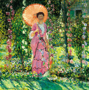 Frederick Carl Frieseke - Hollyhocks