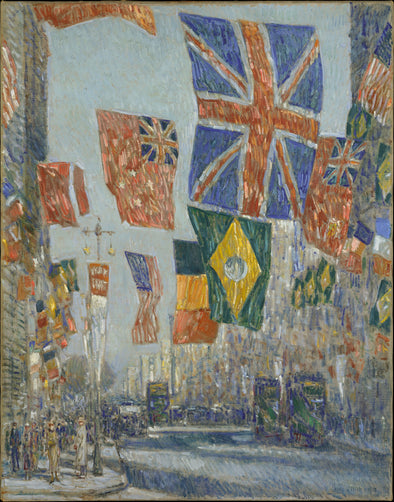 Frederick Childe Hassam - Avenue of The Allies, Great Britain