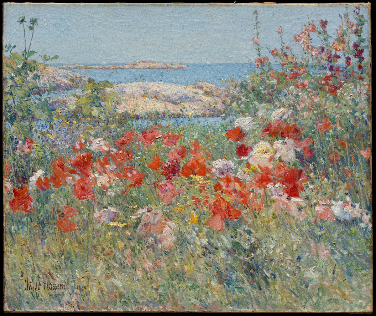 Frederick Childe Hassam - Celia Thaxter's Garden, Isles of Shoals, Maine