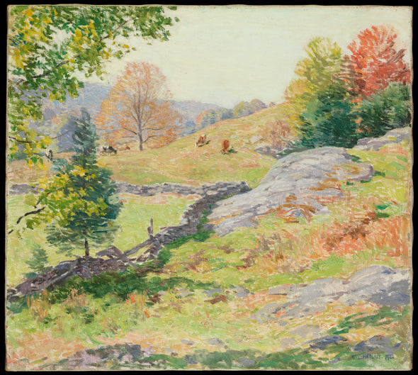 Frederick Childe Hassam - Hillside Pastures, September