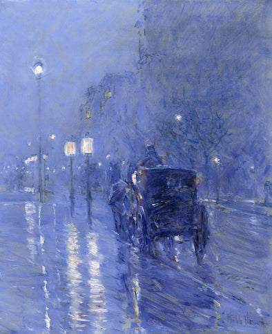 Frederick Childe Hassam - Rainy Midnight