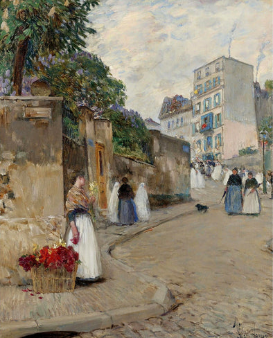 Frederick Childe Hassam - The Street of Montmartre