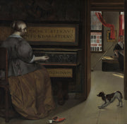 Gabriël Metsu - Lady at a Virginal