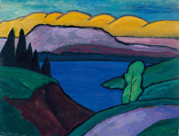 Gabriele Münter - The Blue Lake