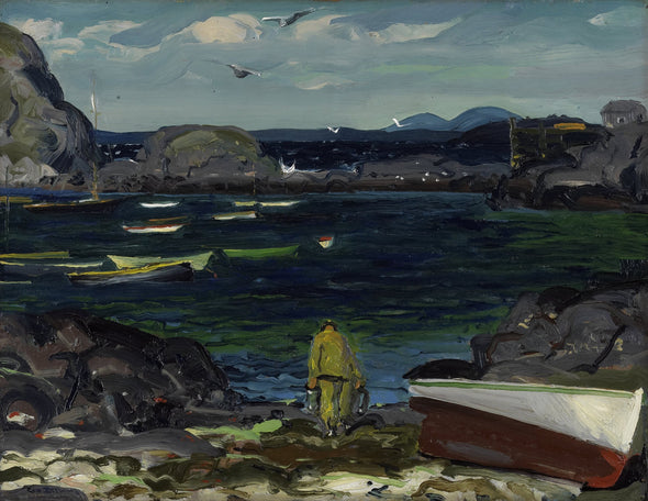 George Bellows - The Harbor, Monhegan Coast, Maine
