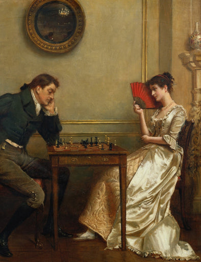 George Goodwin Kilburne - A Game of Chess