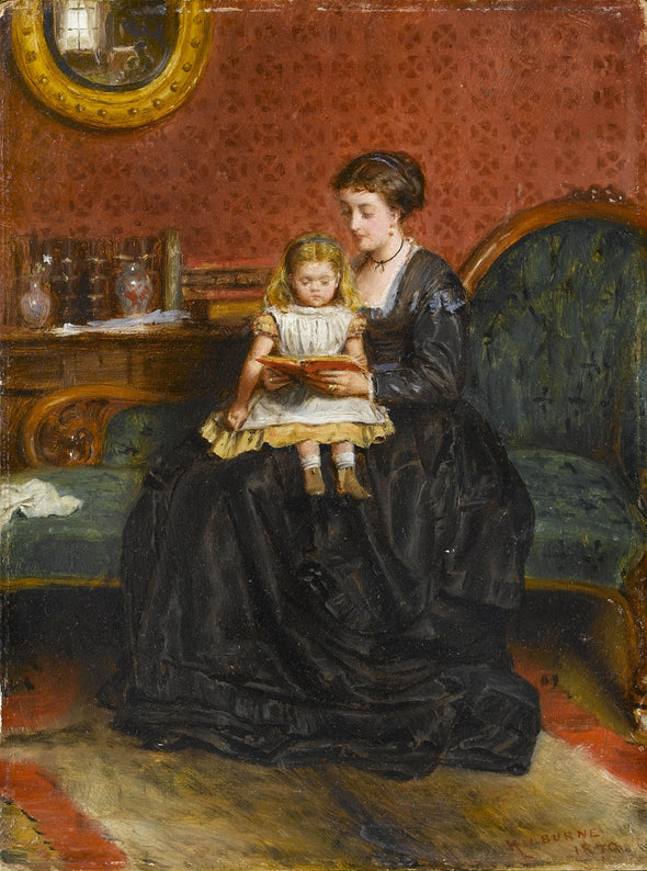 George Goodwin Kilburne - Mother and Child in an Interior