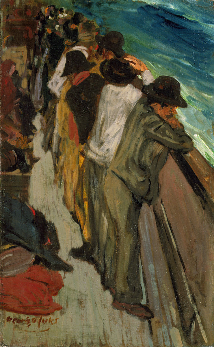 George Luks - In the Steerage-Reproduction-Get Custom Art