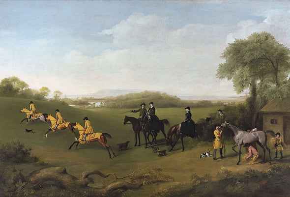 George Stubbs - Racehorses Exercising