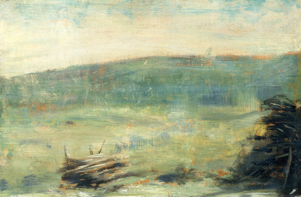 Georges Seurat - Landscape at Saint-Ouen