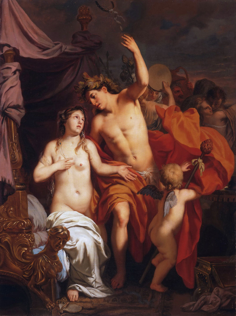 Gerard de Lairesse - Bacchus and Ariadne-Reproduction-Get Custom Art