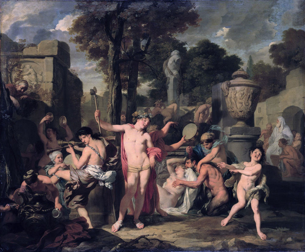 Gerard de Lairesse - Bacchus and his Entourage-Reproduction-Get Custom Art