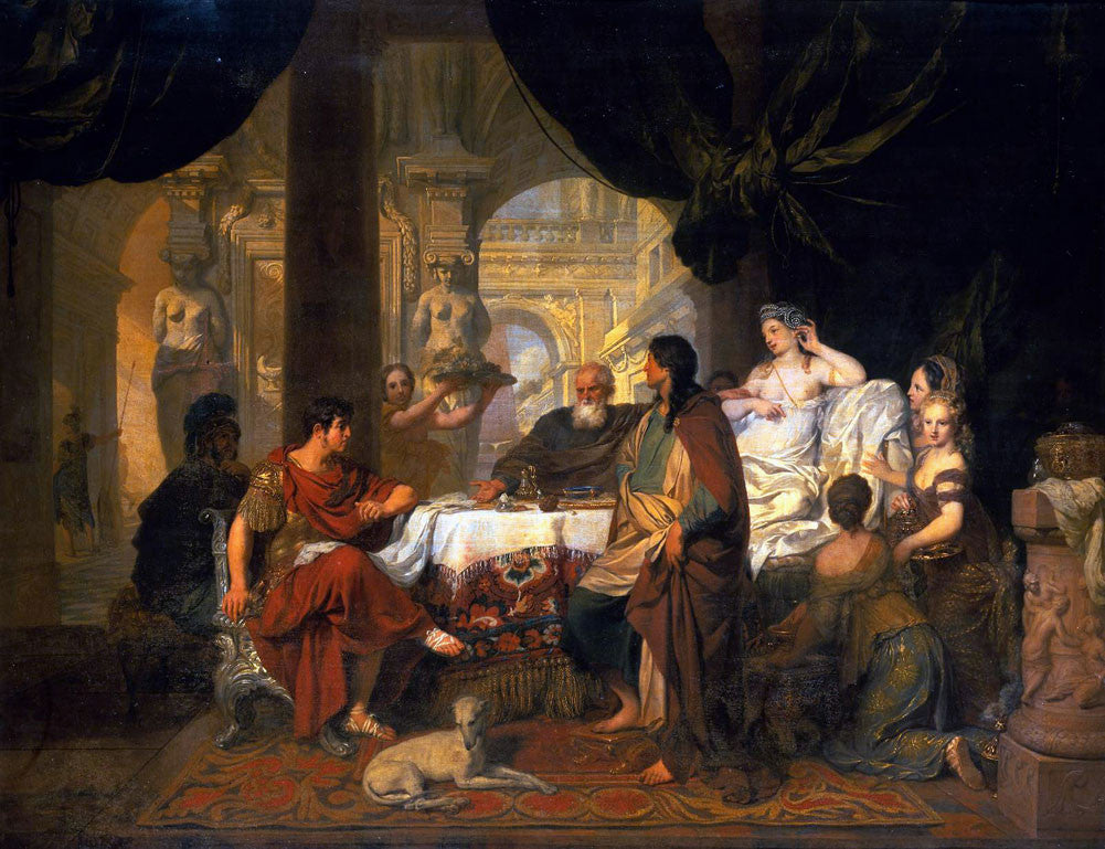 Gerard de Lairesse - Banquet of Cleopatra-Reproduction-Get Custom Art