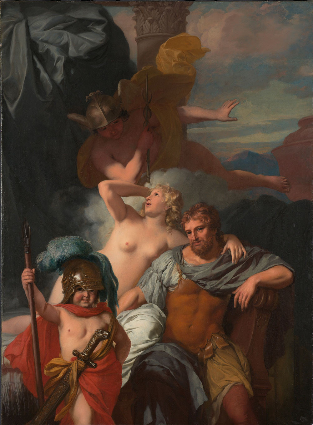 Gerard de Lairesse - Mercury ordering Calypso to release Odysseus-Reproduction-Get Custom Art