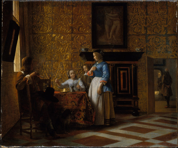 Gerard ter Borch - Leisure Time in an Elegant Setting