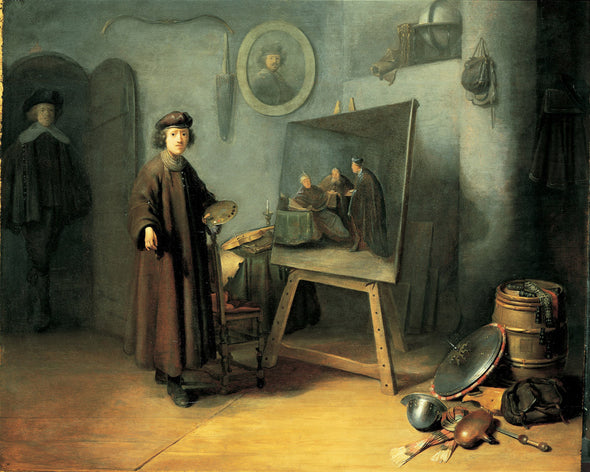 Gerrit Dou - The Artist In His Studio