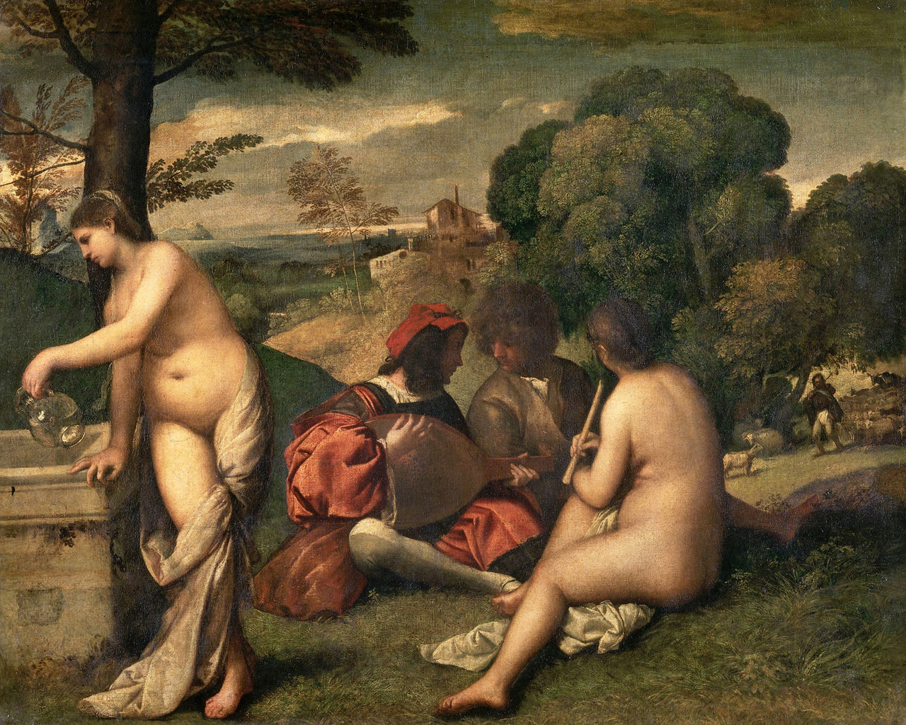 Giorgione - Pastoral Concert-Reproduction-Get Custom Art