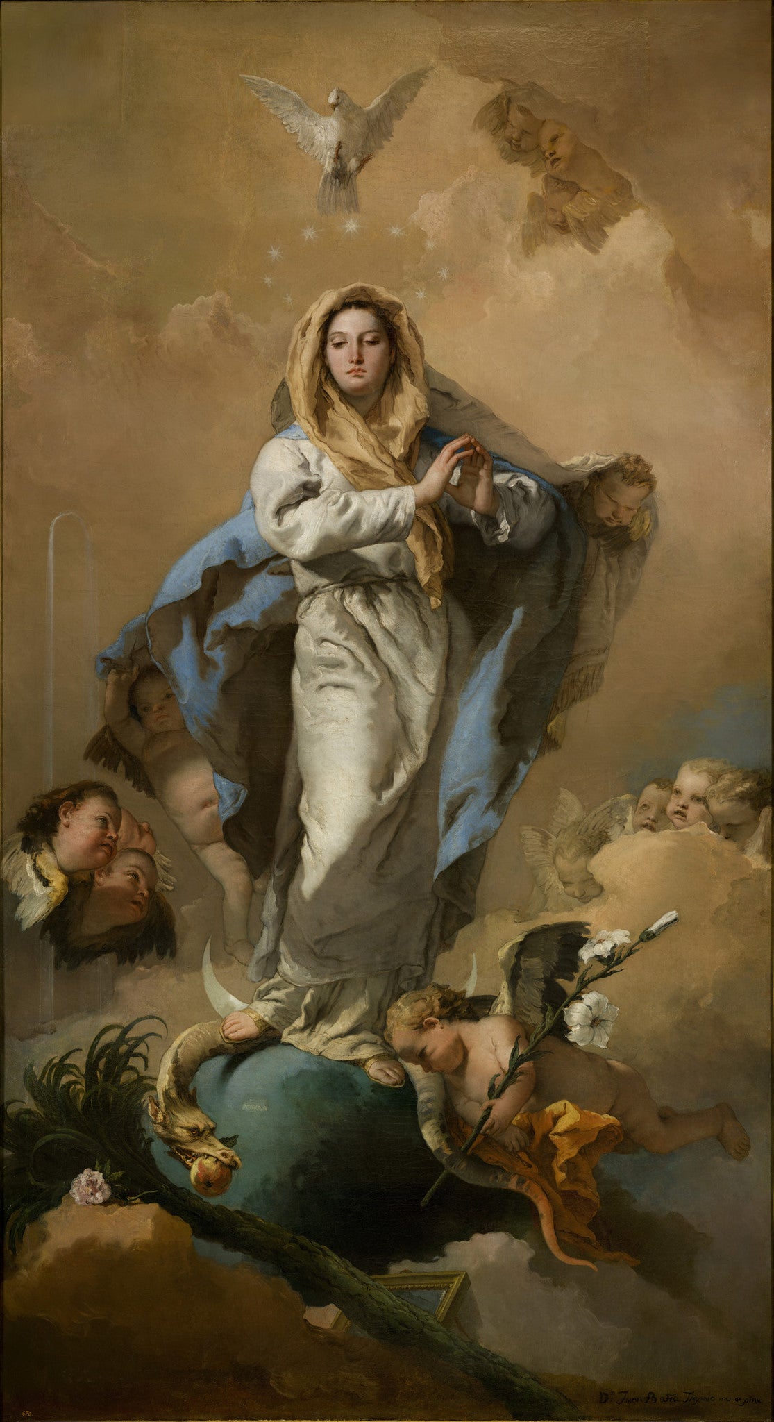 Giovanni Battista Tiepolo - The Immaculate Conception-Reproduction-Get Custom Art