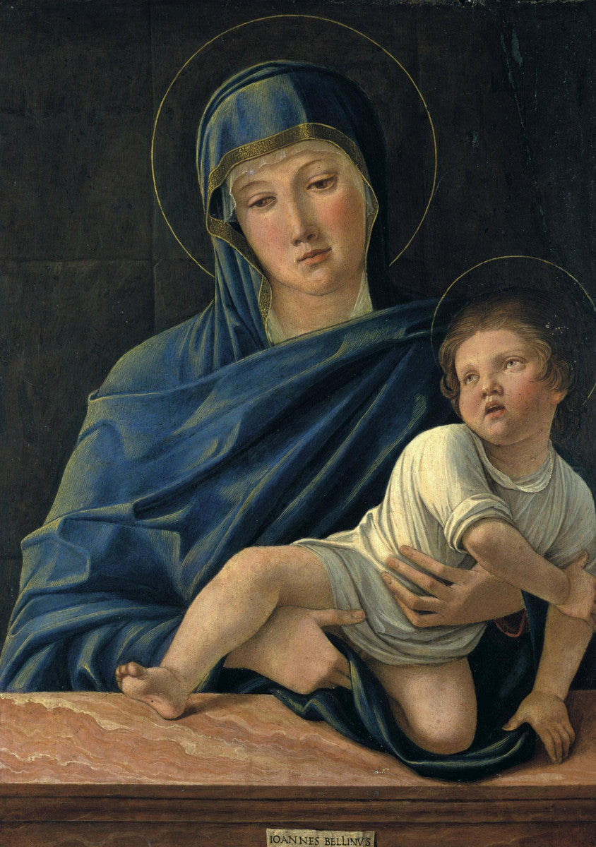 Giovanni Bellini - Madonna and Child Blessing-Reproduction-Get Custom Art
