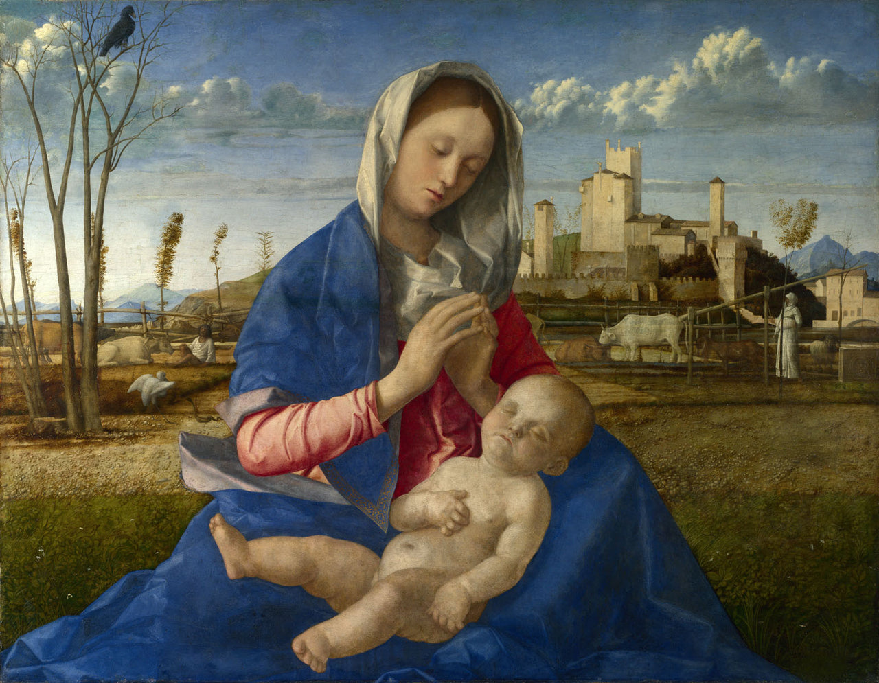 Giovanni Bellini - Madonna del Prato-Reproduction-Get Custom Art